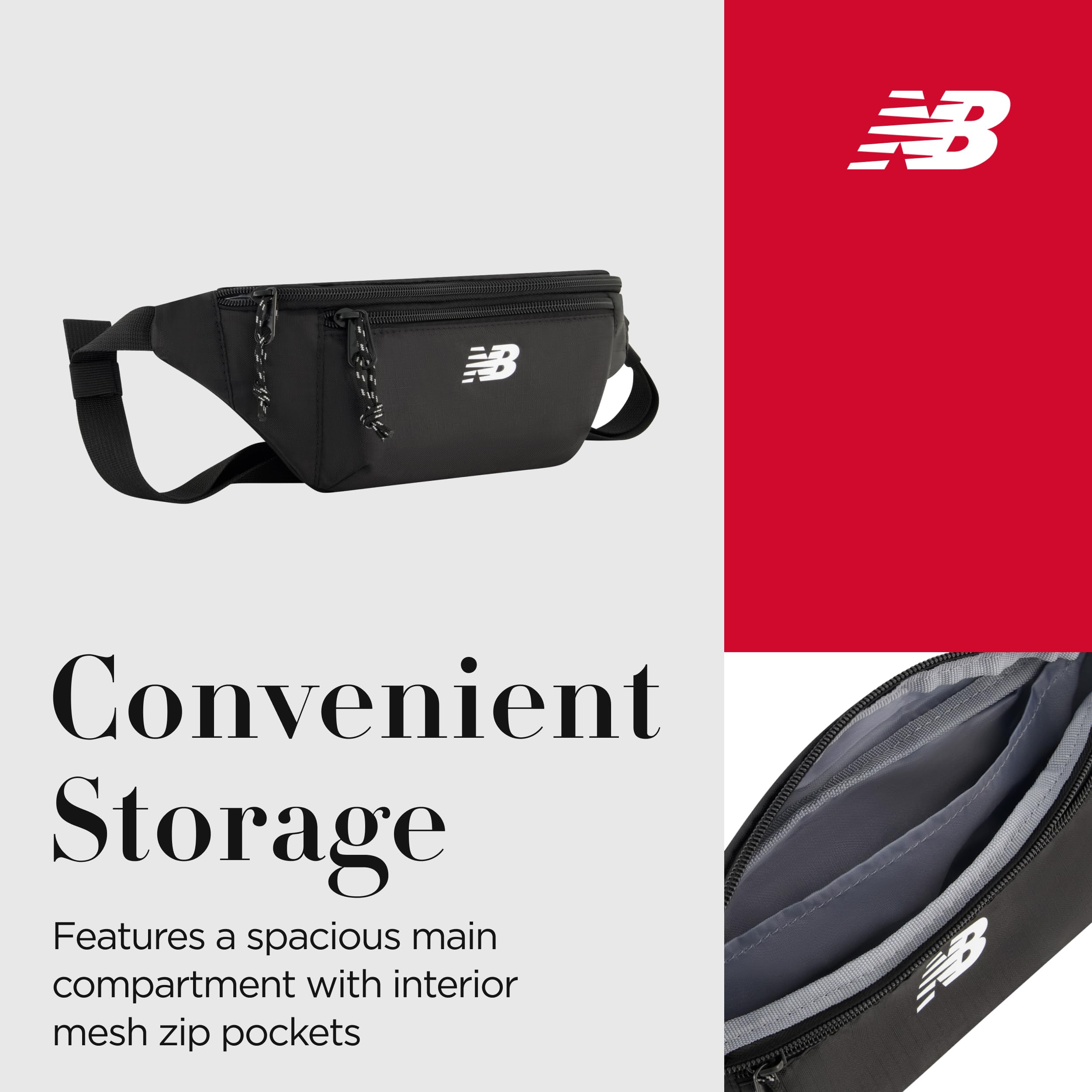 Amazon.com | New Balance Fanny Pack, Legacy Waist Bag for